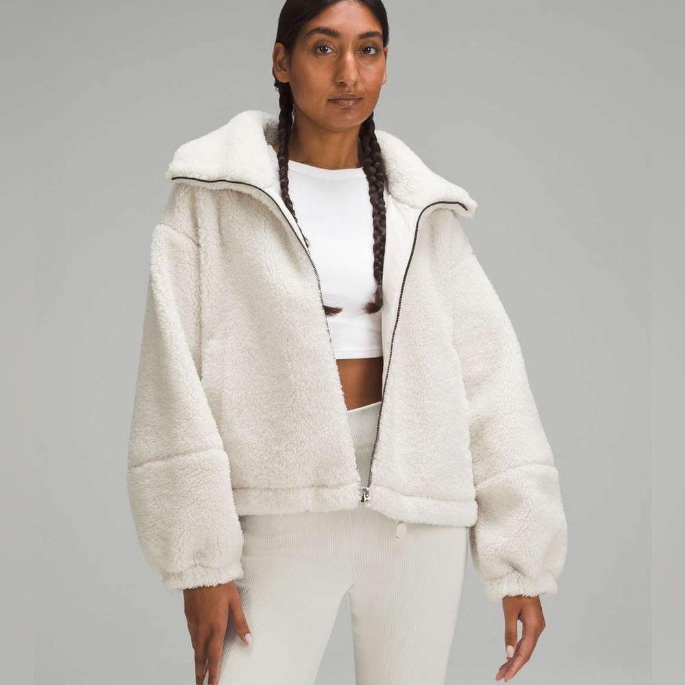 Lululemon Cinchable Fleece Zip-Up